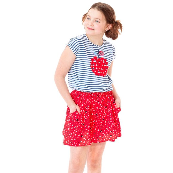 NWT Nano Red Floral Skort for Kids - Picture 3 of 3